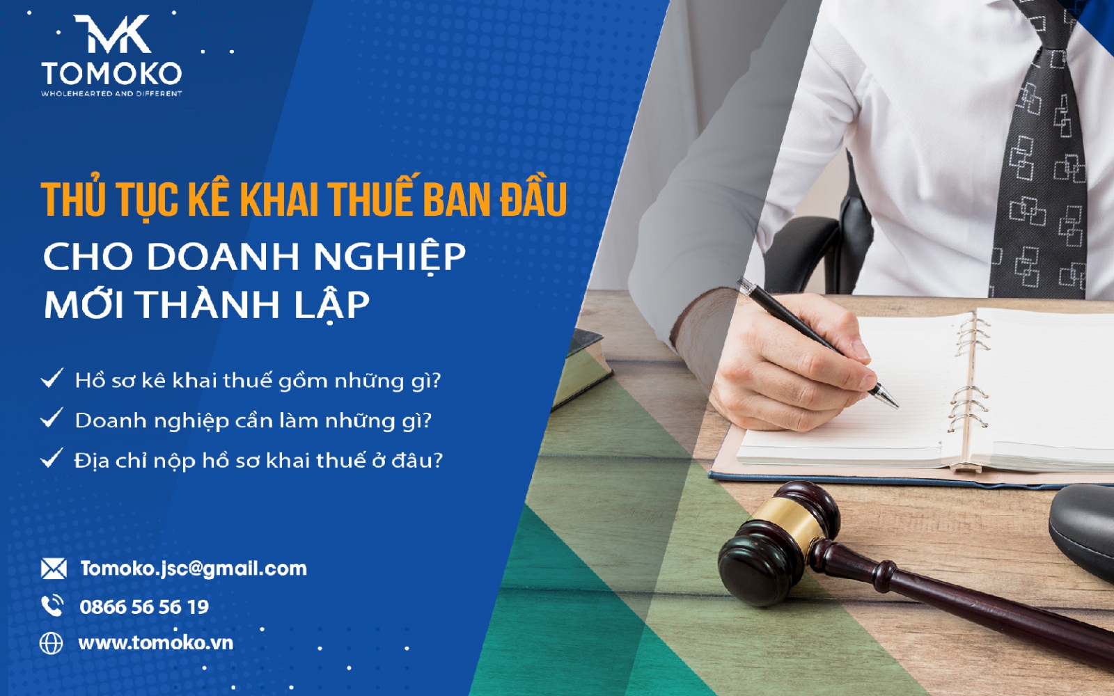 Thủ tục kê khai thuế ban đầu cho doanh nghiệp mới thành lập